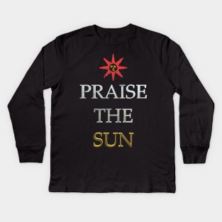 Praise the sun Kids Long Sleeve T-Shirt